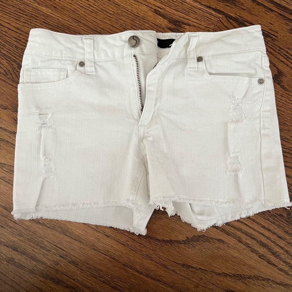 Girls Joe's shorts white size 12